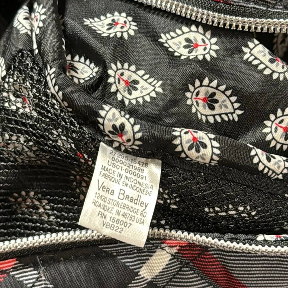 Vera Bradley Plaid Large Travel
Duffle Bag - Paris Plaid Performance - Picture 7 of 17